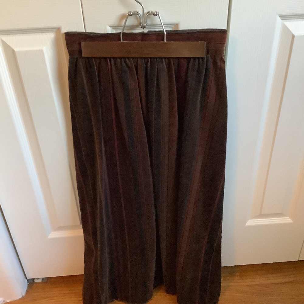 Clyde velour look skirt